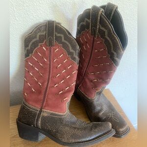 Cedar Rose Western Boots